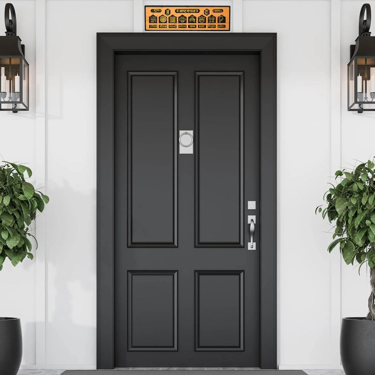 Jain Ashtmangal Darshan PVC Patti For Home And Office Decor (Size L 9.5 x H 3inch) - Image 5